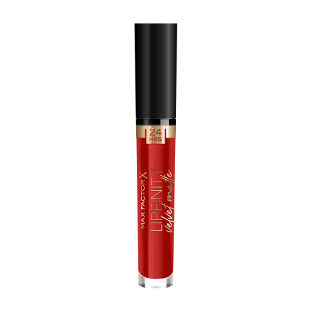 MAX FACTOR LIPFINITY Течно червило velvet matte 025 red luxury