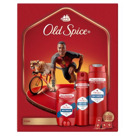 OLD SPICE WHITEWATER IRON MAN Комплект душ гел+ део стик+ део спрей