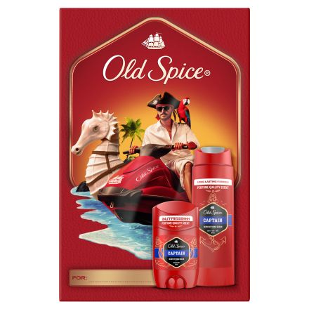 OLD SPICE CAPTAIN MODERN Комплект део стик и душ гел