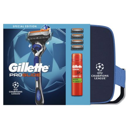 GILLETTE PRO GLIDE FUSION Комплект 4 ножчета+гел за бръснене