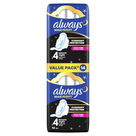 ALWAYS MAXI размер 4 Дамски превръзки, 14 бр