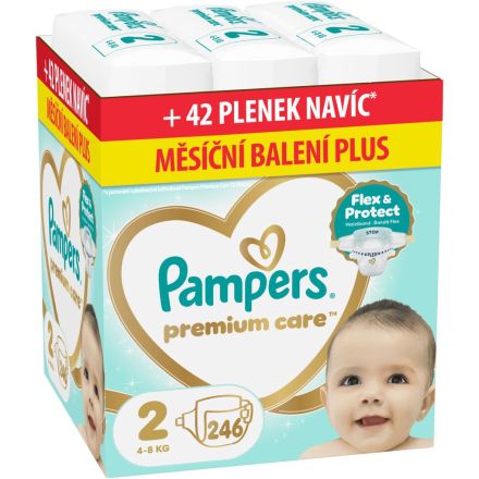 PAMPERS PREMIUM CARE Пелени  S2 4-8кг., 246бр.
