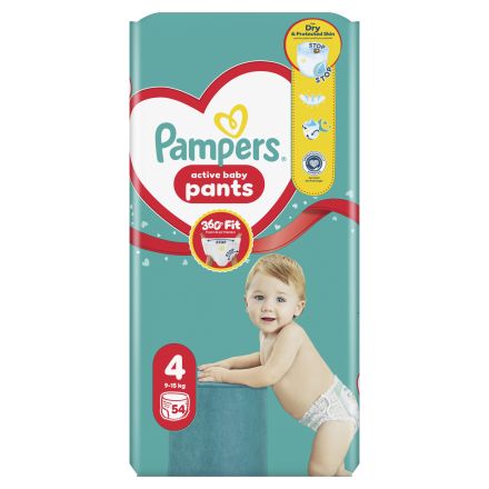 PAMPERS PANTS JUMBO PACK S4 MAX Гащички, 54бр.