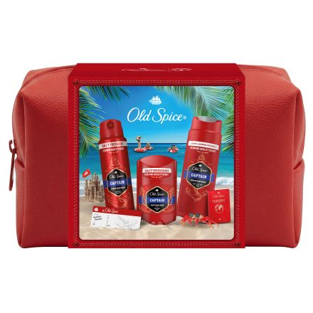 OLD SPICE CAPTAIN Компелкт  део стик, део спрей, душ гел