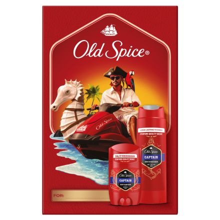 OLD SPICE CAPTAIN Комплект деп стик, душ гел