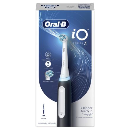 ORAL-B iO3 BLACK Електрическа четка за зъби , 1 бр