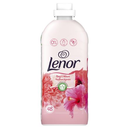 LENOR PEONY & HIBIS Омекотител, 48 пранета