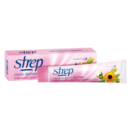 STREP Депилиращ крем за лице и деликатни зони CALENDULA E HAMAMELIS, 75 мл.