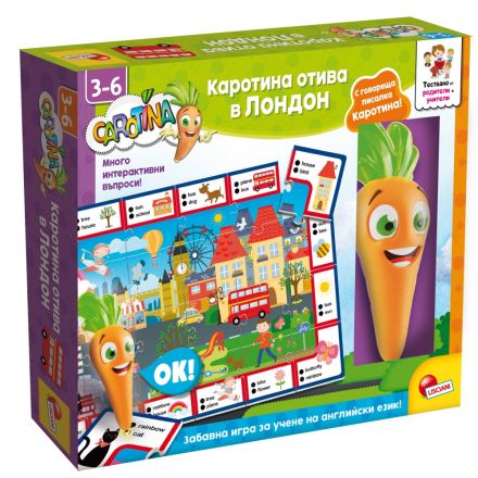 LISCIANI CAROTINA IN LONDON  Иновативна, образователна игра, 3+г.