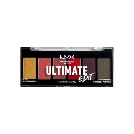 NYX PROFESSIONAL MAKE UP ULTIMATE SHADOW Палитра сенки за очи 03, 6 Цвята