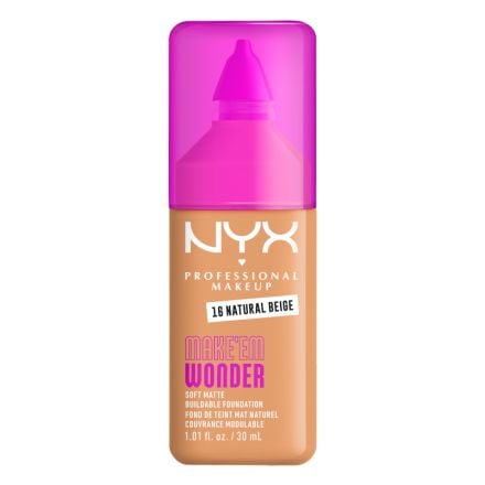 NYX PROFESSIONAL MAKEUP MAKE 'EM WONDER NATURAL BEIGE Фон дьо тен 16