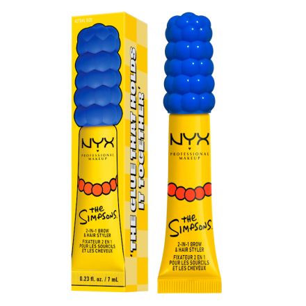 NYX PROFESSIONAL MAKEUP MARGE SIMPSON GLUE Лепило 2-в-1 стилизатор за вежди и косъмчета