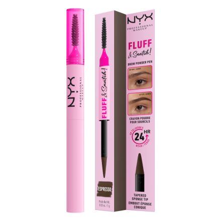 NYX PERPFESSIONAL MAKEUP FLUFF&SNATCH ESPRESSO Молив за вежди 07