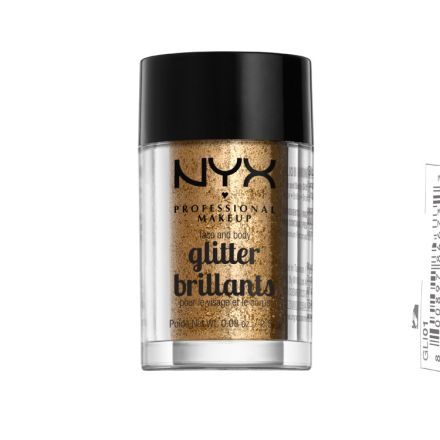 NYX PROFESSIONAL MAKE UP Глитер за лице GLI08 Bronze
