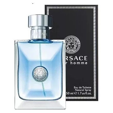 VERSACE POUR HOMME Мъжка тоалетна вода, 50мл.