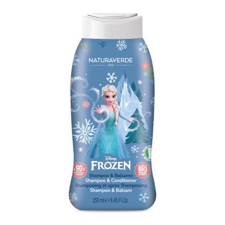 NATURAVERDE DISNEY FROZEN Детски шампоан и балсам 2в1, 250мл
