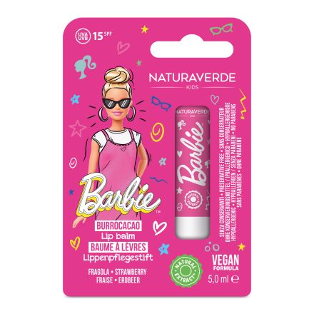DISNEY BARBIE Балсам за устни с масло от Шеа и Вит.Е SPF 15, 5,7 мл.