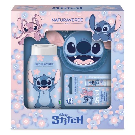 STITCH Комплект шампоан, 250мл.+балсам за устни 5мл.+портмоне