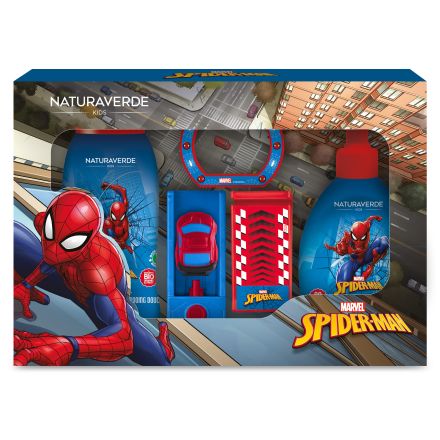 SPIDERMAN Комплект душ гел, 250мл.+течен сапун, 300мл., играчка