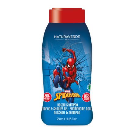 NATURAVERDE SPIDER-MAN Детски шампоан и душ гел, 250 мл. 