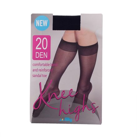 LILLY Чорапи 3/4 20 DEN черни