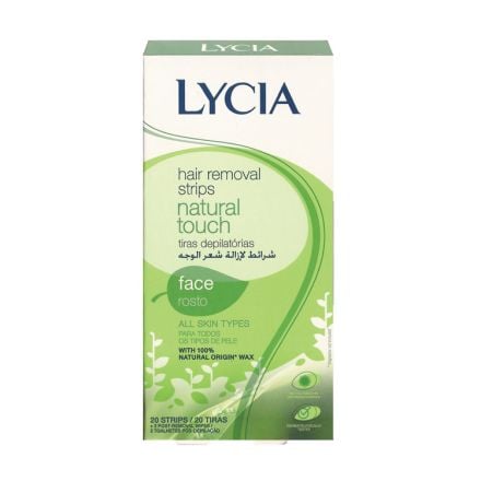 LYCIA NATURАL Ленти за депилация на лице за всеки тип кожа, 20 бр