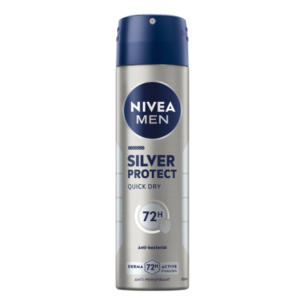 NIVEA MEN SILVER PROTECT Мъжки део спрей, 150 мл.