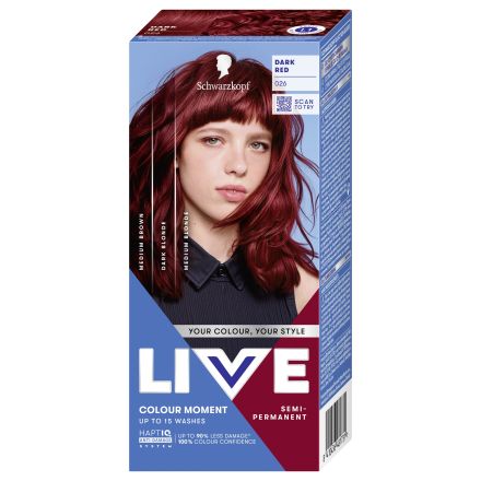 LIVE ULTRA BRIGHTS DARK RED Боя за коса 026 