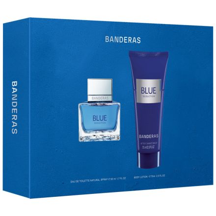ANTONIO BANDERAS BLUE SEDUCTION Комплект Тоалетна вода, 50 мл + Афтършейв балсам, 75 мл