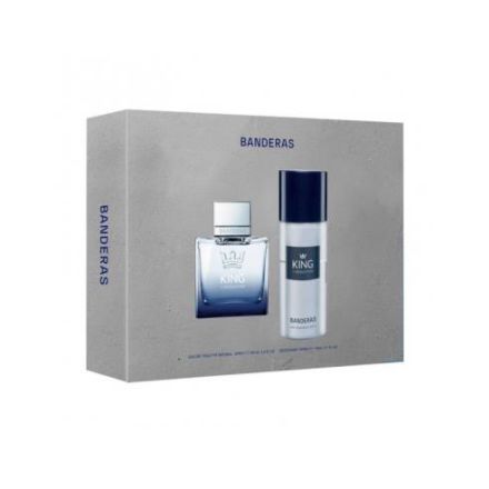 BANDERAS KING OF SEDUCTION Комплект Тоалетна вода, 100 мл + Мъжки део спрей за тяло, 150 мл
