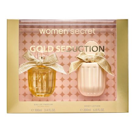 WOMEN SECRET GOLD SEDUCTION Подаръчен комплект Парфюмна вода 100 мл + Лосион за тяло, 200 мл