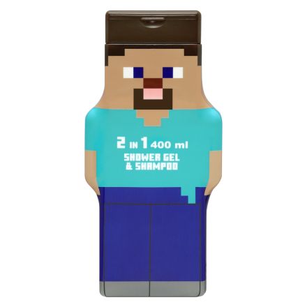 AIR-VAL MINECRAFT Душ гел и шампоан, 400мл.
