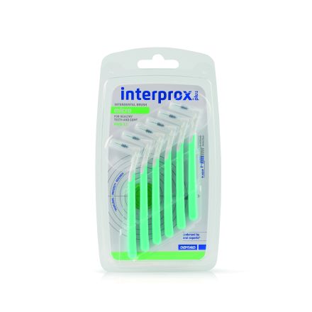 DENTAID  INTERPROX PLUS 2G интердентални четки за зъби mini conical 1.0mm, 6 бр. блистер