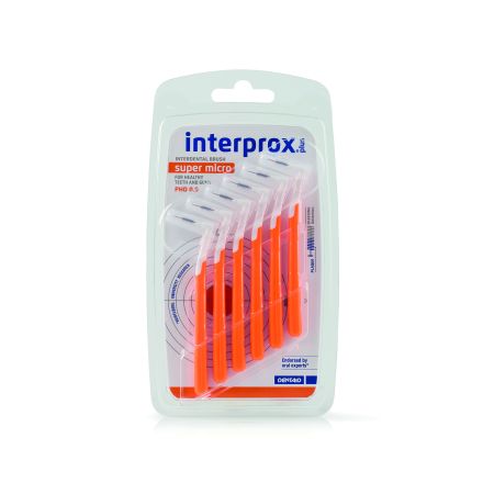 DENTAID INTERPROX PLUS 2G  интердентални четки за зъби mini conical 1.0mm, 6 бр. блистер