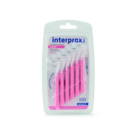 DENTAID  INTERPROX PLUS 2G интердентални четки за зъби mini conical 1.0mm, 6 бр. блистер