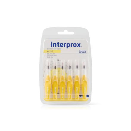 DENTAID INTERPROX 4G mini 1.1mm, ISO 3 Интердентални четки за зъби, 6 бр./оп.