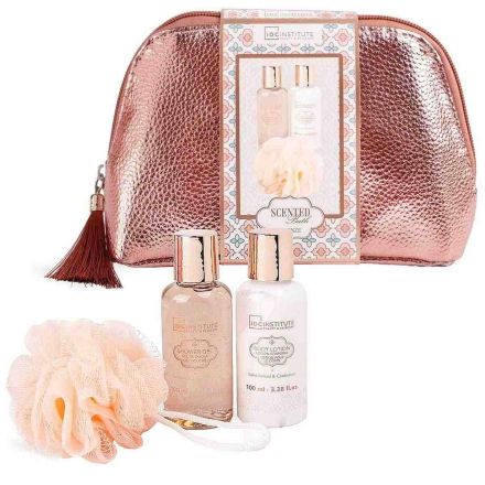 IDC SCENTED BATH BRONZ Душ гел+лосион+гъба+несесер