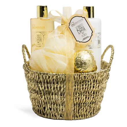 IDC SCENTED BATH GOLD Комплект  кошница 6 части
