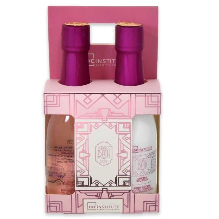 IDC SCENTED BATH ROSE CHAMPAGNE Подаръчен комплект 2 части