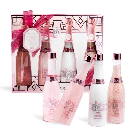 IDC SCENTED BATH ROSE CHAMPAGNE Подаръчен комплект  4 части