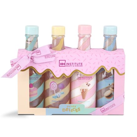 IDC  PETITS DELICES Комплект душ гел+пяна за вана+лосион+скраб