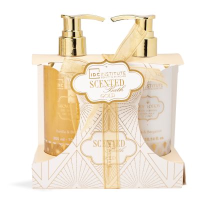IDC SCENTED BATH GOLD Комплект душ гел+лосион