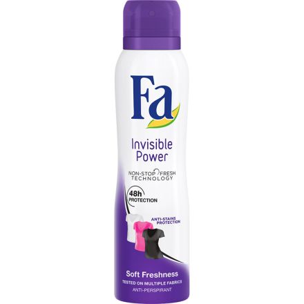 FA SPORT INVISIBLE POWER Дамски део спрей, 150 мл.