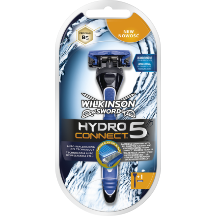 WILKINSON SWORD HYDRO 5 CONNECT Мъжка система за бръснене с 5 ножчета, 1 бр.