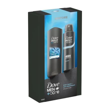 DOVE MEN RESTORE Комплект део спрей, 150мл.+душ гел, 250мл.
