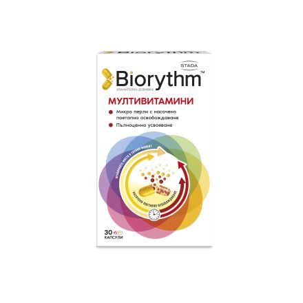 BIORYTHM Мултивитамини, 30 капсули