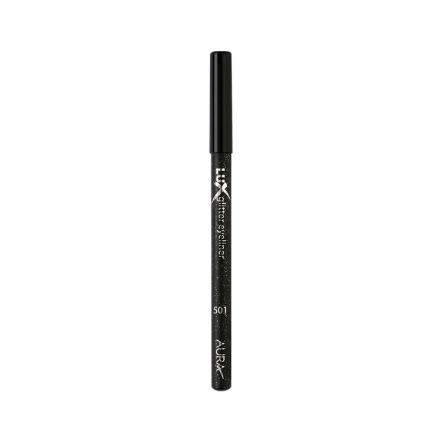 AURA LUX GLITTER Молив за очи 501 BLACK, 4 гр.