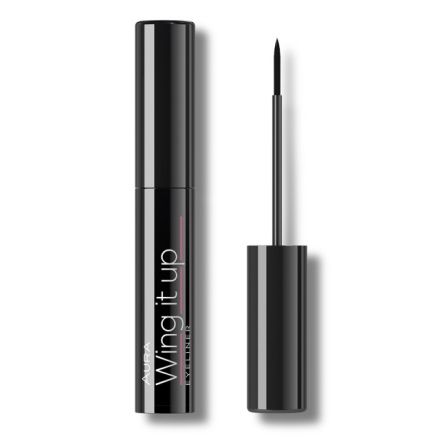 AURA WING UP IT UP Течна очна линия BLACK, 6 мл.