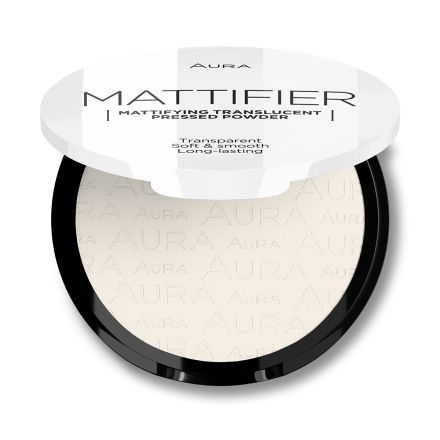 AURA MATTIFIER TRANSPARENT COMPACT Матираща пудра, 9 г.