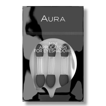 AURA Силиконови апликатори за сенки мини, 3 бр. 